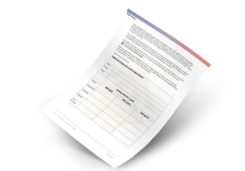 Learn Dutch with smart goals. Dutch Ready paper with goals