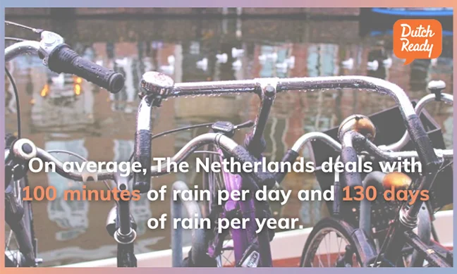Rain in the Netherlands. Facts and figures for expats. Living in the Netherlands