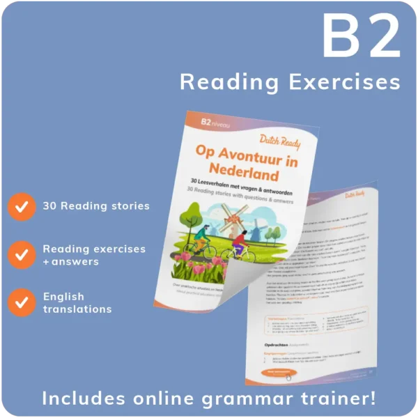 Op Avontuur B2 - 30 Dutch Reading stories with questions - Image 2